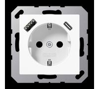 Caja De Enchufes De Pared Jung (aparamenta WCD) (Enchufe Europeo) - A1520-15CAWW