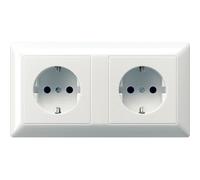 Caja De Enchufes De Pared Jung (aparamenta WCD) (Enchufe Europeo) - AS1522WW
