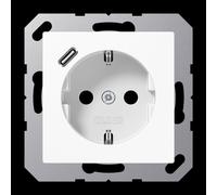 Caja De Enchufes De Pared Jung (interruptor WCD) (Enchufe Europeo) - A1520-18CWW