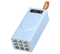 Caja de energía móvil portátil DIY externa 21x18650 5V caja de almacenamiento de carga de batería sin soldadura USB tipo CA