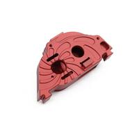 Caja de engranajes de aleación de aluminio con ondas centrales RC para ARRMA 1/10 granito Senton Big Rock VORTEKS Typhon RC Car (rojo)