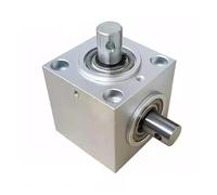 Caja de engranajes de dirección de ángulo recto tipo Vertical, 1,5 M, 20T, conmutador de 90 grados, 15MM de diámetro, eje doble, 2000RPM, 12Nm