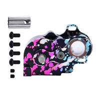 Caja de engranajes profesional de metal de centro bajo para SCX10 1/10 de transferencia de energía, control remoto, control remoto, centro bajo, actualizado