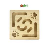 Caja de enriquecimiento de rompecabezas para rascar gatos con 2 bolas de campana, cajas de enriquecimiento de lima de uñas de gato, rompecabezas de laberinto de fieltro mental para rascar juegos de