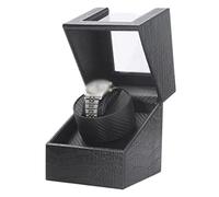 Caja de enrolladores de Relojes Caja de Reloj Enrollador automático de un Solo Reloj para Hombres y Mujeres Caja de bobinado Caja de presentación de Reloj con Motor Organizador de Relojes En