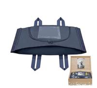 Caja de entierro para mascotas, bolsa no tejida para el cuerpo del ataúd - ataúd con asa para transporte de conejitos medianos, pequeños y grandes, sujeción temporal, césped, patio trasero