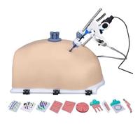 Caja De Entrenamiento Con Simulador De Entrenador Laparoscópico, Kit De Práctica De Laparoscopia Con Cámara De Enfoque Ajustable, 4 Instrumentos De Entrenamiento Y 10 Módulos De Entrenamient(Size:30°)