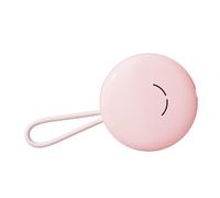 Caja de Esterilización Inalámbrica para Cepillos de Dientes, Caja de Cepillos de Dientes Ultravioleta Cuerda Colgante de Espera Larga para Viajes (Rosa)