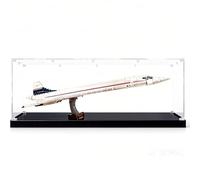 Caja de exhibición de acrílico Transparente a Prueba de Polvo, Compatible con el Modelo LE-GO 10318 Airbus Concorde, se Puede Utilizar como Caja de exhibición o Caja de Almacenamiento.1