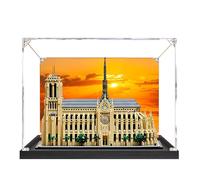 Caja de exhibición de acrílico transparente, compatible con L*e-go 21061 modelo Notre Dame de Paris, regalos a prueba de polvo, protege decoraciones, coleccionables, organizador de almacenamiento