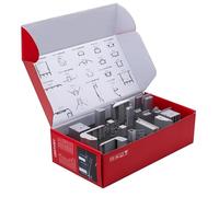 Caja de Exhibición de Muestras: Estructura Resistente, diseño Modular, Ideal para presentación de Productos y muestras en ferias y exposiciones.