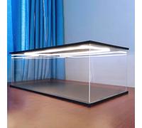 Caja de exhibición Transparente, Puerta de acrílico Transparente la Caja for tamaños múltiples apilable Las Figuras acción(35x15x30cm(14"x6"x12"))