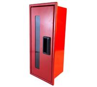 Caja de extintor de gran tamaño - Armario extintor resistente a la intemperie - Almacenamiento extintor - Caja de extintor montada en la pared - Armario de almacenamiento visible para protección