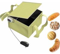 Caja de fermentación de Masa, fermentador de Pan Plegable, Kit de Herramientas para Hacer Pan, Masa Madre y Yogur.