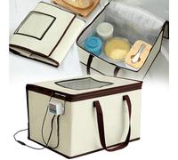 Caja De FermentacióN De Pan De Caja De FermentacióN De Masa Plegable De 35 Litros Con Temperatura Ajustable Y Temporizador Para Hornear Pan Yogur Y Natto 40 X 30 X 26 Cm