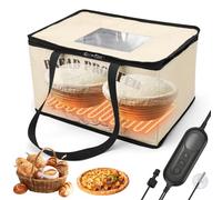 Caja de Fermentación para Pan 30L con Calefacción y Sensor NTC | Caja de Fermentación Plegable, con Temperatura y Temporizador Ajustables, para Pan, Yogur, Pizza, Enchufe Europeo