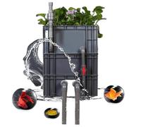 Caja de filtrado para acuarios, Tamaños múltiples grises externos de la caja del filtro acuario circulación agua DIY(40x30x56cm)