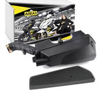 Caja de filtro de aire para 50 ccm 4 tiempos con ruedas de 10 pulgadas compatible con Hyo. NewTee Up HN50QT, Lif. S-Ray, Lingb. LB50QT-11, LB50QT, modelo 1/2/3/5/6/A/B/F/T, leopardo, Tianying, ojo de