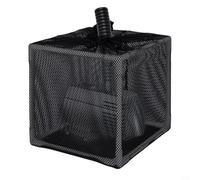 Caja de filtro de estanque antiobstrucción con bolsa y soporte, cubierta de tela robusta de 10 pulgadas, eliminación eficiente de desechos de bomba de estanque