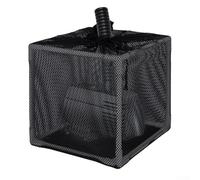 Caja de filtro de estanque con bolsa antiobstrucción y soporte, eliminación eficiente de desechos de 10 pulgadas para sistemas de filtración de bombas de estanque