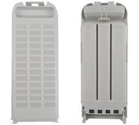 Caja de filtro para lavadora panasonic XQB75 para 80 85 para serie 90, bomba de salida de drenaje, colador, recogedor de pelusas, gris y azul (4)