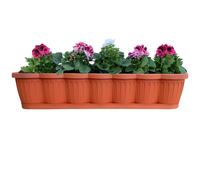 Caja De Flores 40,60 O 80Cm Maceta De Balcón Con Plato