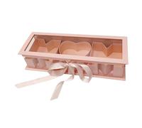 Caja de flores vacía para mamá | Caja de flores vacía de cartón con forma de letra para mamá | Caja para el día de la madre para composición floral, caja de embalaje para fiesta de cumpleaños