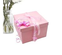 Caja de fotos: caja de regalo de explosión de bricolaje, para el uso de la capa de uso de 5, con características de diseño reutilizables, resaltado de amor, función de almacenamiento de múlti