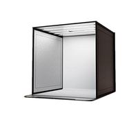 Caja de fotos de estudio Generic - Tienda luminosa de 40 x 40 cm - Softbox LED negro - Portátil y fácil de usar para fotografía de productos - Joyas, accesorios, maquillaje, etc.