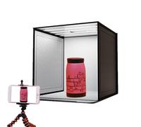 Caja de Fotos de Studio, Caja de Fotos para fotografías, diminibles, Plegables, portátiles de Fondo de fotografía -44x44cm sesiones de Fotos para Joyas, Accesorios, Maquillaje, Modelos Hechos a m