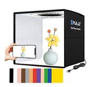 Caja de Fotos Plegable Kit de Estudio portátil 12 Colores de Fondo LED Regulable fotografía luz Caja 25 cm Foto Accesorios Equipo