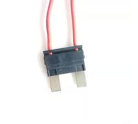 Caja de fusibles ACC para coche, 1 unidad con cable de 16 AWG, longitud de 230 mm para portafusibles de electrónica automotriz, tipo de inserción adecuado para corriente de bajo voltaje 20 A (grande)