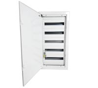 Caja de fusibles Caja de distribución Distribuidor empotrado Metal 90 módulos...