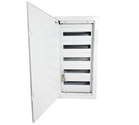 Caja de fusibles Caja de distribución Distribuidor empotrado Metal 90 módulos...