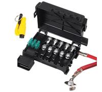 Caja de fusibles, caja de fusibles, caja para batería de coche, abrazadera para VW Bora Caddy II Golf Mk4 Beetle Polo Classic Variant Audi A3 Reemplazar 1J0937550A 1J0937617A