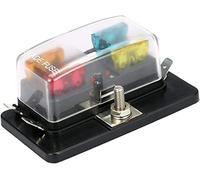 Caja de fusibles DC 12V 24V 4 Camino DIRIGIÓ Bloque indicador for automóviles caravana marina estándar ATO Enviar