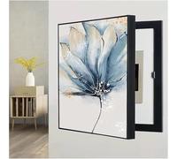 Caja de fusibles decorativa, Tapa de caja fusibles, tapa interruptores automáticos, obra arte decorativa oculta, panel eléctrico, creativa, eléctrica