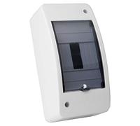 Caja de fusibles, distribuidor en superficie, 4 módulos, 1 fila, IP42, clage