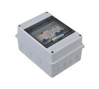 Caja de fusibles empotrada, IP65, resistente al agua, con interruptor de protección Fi, 5 vías, disyuntor de 63 A, para casa/oficina, interruptor de aire 2 x 6 A+10 A+20 A+32 A