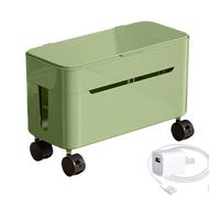 Caja De Gestión De Cables - Almacenamiento De Cables De Escritorio Con Ruedas,Bandeja De Gestión De Cables De Escritorio | Para Propietarios, Estudiantes, Apasionados Tecnología, Creadores De