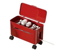 Caja De Gestión De Cables | Caja Deee Almacenamiento Dee Alambre Con Ruedas | Organizador Dee Cables Deee Cargador Dess Mesa | Cajaa Des Almacenamiento Dess Regleta Des Energía Para El Hogar, Oficina,