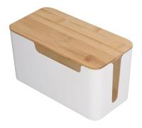 Caja De Gestión De Cables,Caja Organizadora De Cables De Madera Para Ocultar Cables Regletas Con Tapa De Madera,Caja Organizadora De Cables De Computadora De Escritorio Para Ocultar Cables Enrutadores