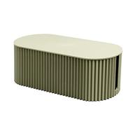 Caja de gestión de Cables Cheotime, Organizador de Cable de plástico de plástico para el Escritorio Soporte de Alambre de múltiples usos para enrutador, Tira de alimentación (Verde)
