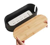 Caja de gestión de cables, organizador de cables seguro, estuche de almacenamiento de cables, corrector de extensión de escritorio, diseño duradero y resistente al calor para estudio, salón