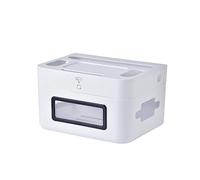 Caja de gestión de cables Práctico estante for enrutador Wi-Fi montado en la pared, 2 colores, buena carga, enrutador Wi-Fi, contenedor, suministros for dormitorio Caja de almacenamiento de cables elé