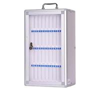 Caja de gestión de teléfono para estudiantes, casillero de almacenamiento móvil para escuela, gimnasio y biblioteca, gabinete portátil de teléfono con 36 ranuras para un fácil acceso y nización