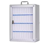 Caja de gestión de teléfono para estudiantes, gabinete de almacenamiento móvil para escuela, gimnasio y biblioteca, casillero de teléfono de 48 ranuras para uso en aula y oficina