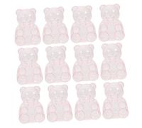 Caja de Golosinas Oso Rosa 12 Piezas Ps para Celebraciones | Formato Pequeño, Acabado Chic Decorativo, Ligero y Apto para Tienda Adecuado para Dulces y Bocadillos