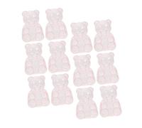 Caja de Golosinas Oso Rosa 12 Piezas Ps para Fiestas | Uso Múltiple, Tamaño Compacto, Dulces y Chispas de Chocolate, para Aula, Tienda, Decoración