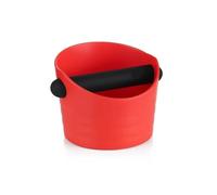 Caja De Golpe De Café Contenedor De Café Molido Contenedor De Basura Cubo Antideslizante Polvo Biselado Residuos Accesorios De Barista Herramientas For Hacer, Resistente A Altas Temperaturas(Red)